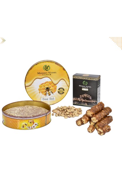1kg Siirt Petek Balı + 1kg Siirt Fıstığı + 1kg Ceviz Sucuğu