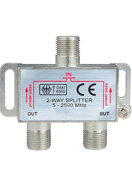 Splıtter 1/2 5-2500 Mhz Ironstar IRS-1222