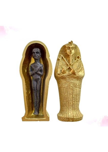 / Tutankhamun Besportble Decked Aksesuarları Antik Mısır Eser Koleksiyon Yeraltı Tanrısı Anubis Lahit Tabut Mumya Eklemek Heykelcik Kum Masa Dekor