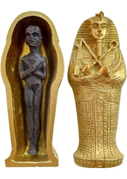 / Tutankhamun Besportble Decked Aksesuarları Antik Mısır Eser Koleksiyon Yeraltı Tanrısı Anubis Lahit Tabut Mumya Eklemek Heykelcik Kum Masa Dekor fiyatları