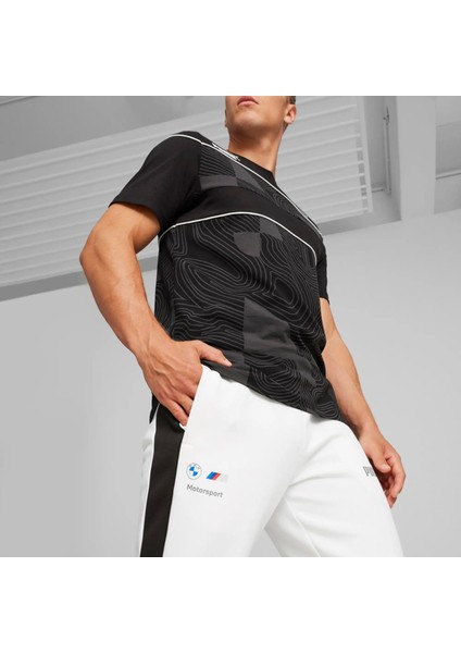 Erkek Beyaz Puma Bmw Mms Mt7+ Track Pants Beyaz Erkek Eşofman Altı fırsatları