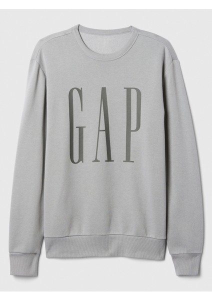 Erkek Gri Gap Logo Fleece Sweatshirt fiyatları