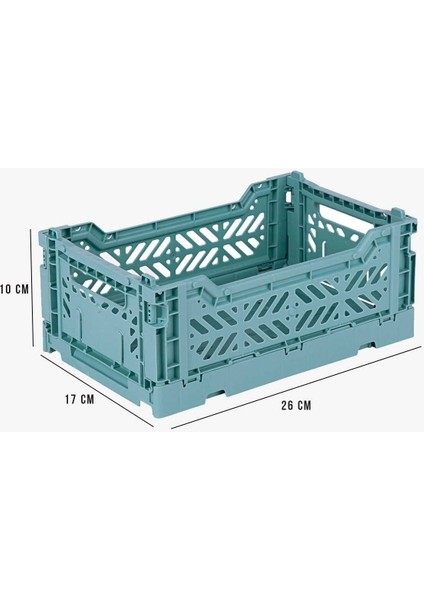 261710 Minibox Teal Katlanabilir Kasa