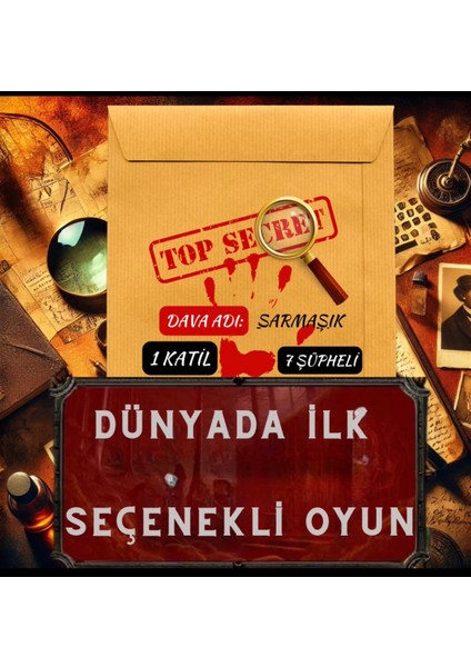 Dedektiflik Oyunu -Dedektif-Cinayet Çözme Oyunu - Dava Çözme Oyunu - Interaktif Oyun