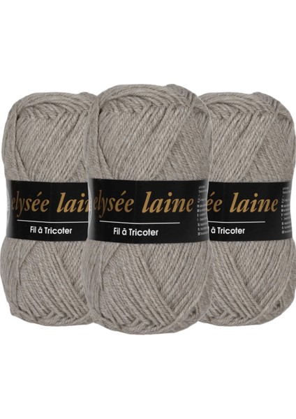 Elysee Laine El Örgü Ipi 50GR 0010 3 Adet