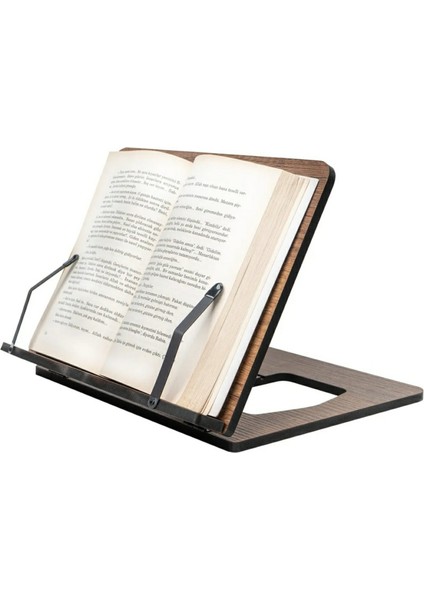 Ahşap Ayarlanabilir Kitap Okuma Standı Kademeli