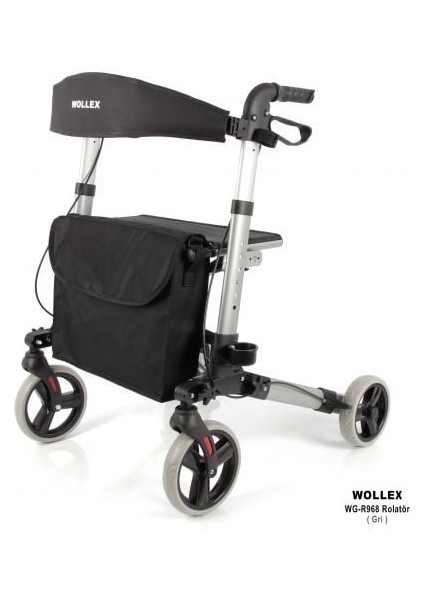 Alüminyum Tekerlekli Rolatör Karbon Gri modelleri