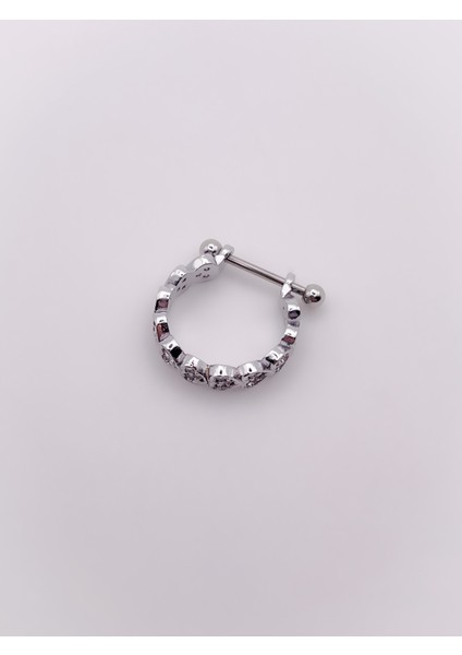 Tamtur Kalp Zirkon Taşlı Orbital PIERCING(1ADET)