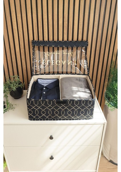Tekno Trust Glamour Pvc Kapaklı Maxi Kutu, 40x27x19cm, Evinizde Şıklığı Ve Düzeni Bir Araya Getirin! fiyatları
