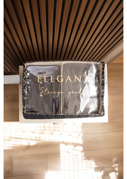 Tekno Trust Glamour Pvc Kapaklı Maxi Kutu, 40x27x19cm, Evinizde Şıklığı Ve Düzeni Bir Araya Getirin! modelleri