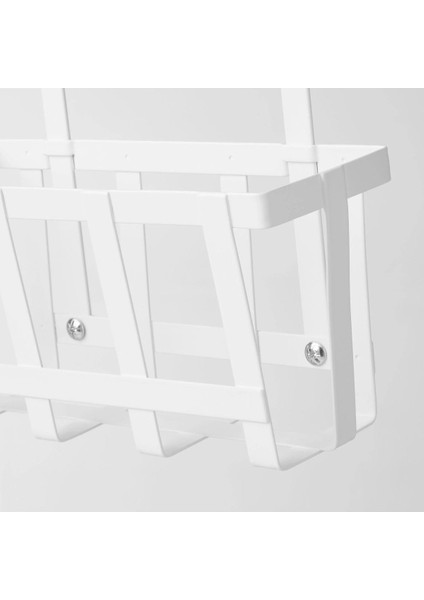 Tekno Trust Beyaz Pålycke Asılabilir Dolap Düzenleyici Beyaz 20 x 7,5 x 36 Mutfak 1 Metal fırsatları