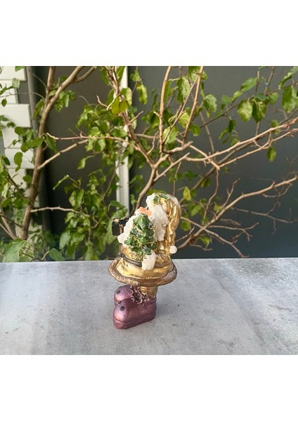 Noel Baba Gold Yılbaşı Biblo