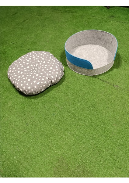 Minderli Kalın Keçe Kedi Yatağı Evi Köpek Yatağı fiyatları
