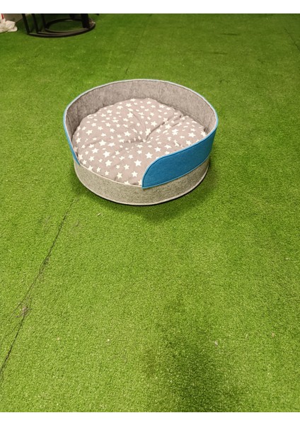 Minderli Kalın Keçe Kedi Yatağı Evi Köpek Yatağı fırsatları