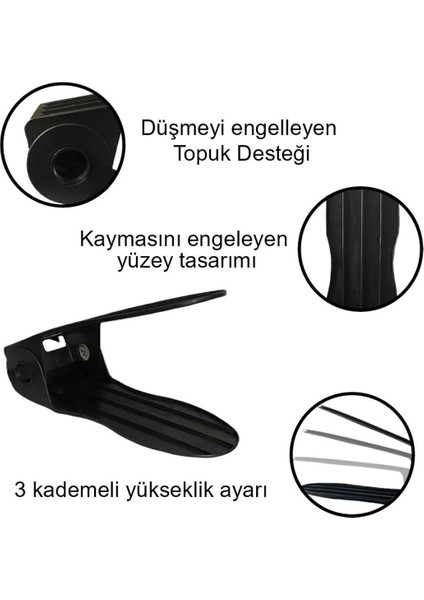 Ayakkabı Düzenleyici, Organizer, Ayarlanabilir Ayakkabı Rampası