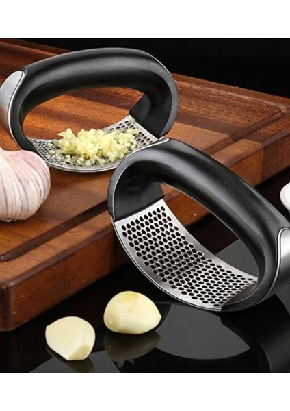 Paslanmaz Çelik Sarımsak Ezici Ezici Pratik Sarımsak Ezeceği- Metal Sarımsak Ezeceği fırsatları