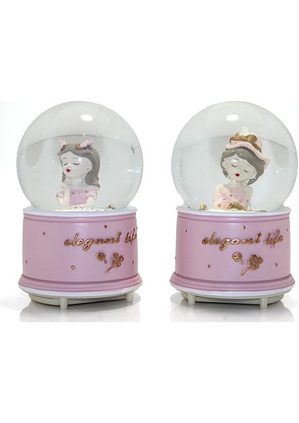 Kar Küresi Işıklı Müzikli Küre 13 cm ALK278