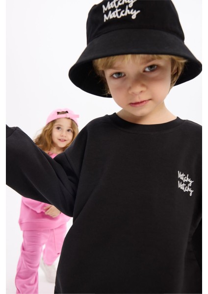 Black Çocuk Bucket Hat