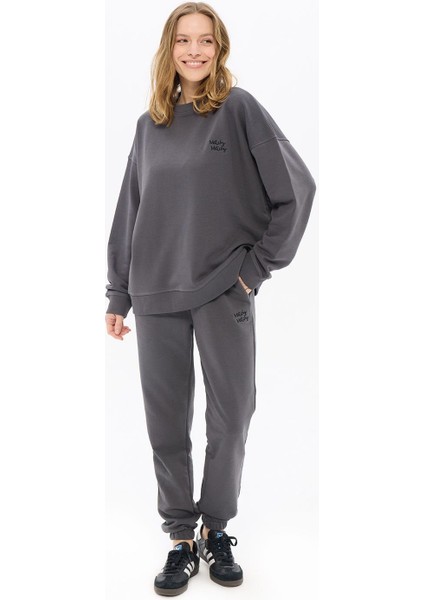 Antrasit Kadın Sweatshirt Xl modelleri