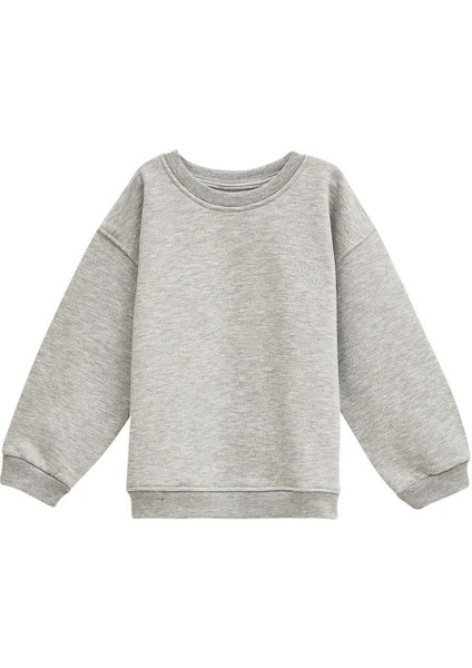 Grey Çocuk Sweatshirt 3-4 Yaş