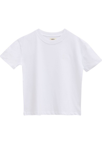 White Kadın T-Shirt S