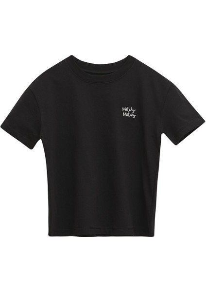 Black Kadın T-Shirt M