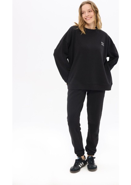 Black Kadın Sweatshirt Xl fiyatları