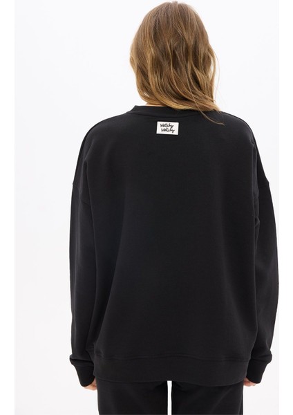 Black Kadın Sweatshirt Xl fırsatları