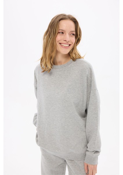 Grey Kadın Sweatshirt Xl modelleri