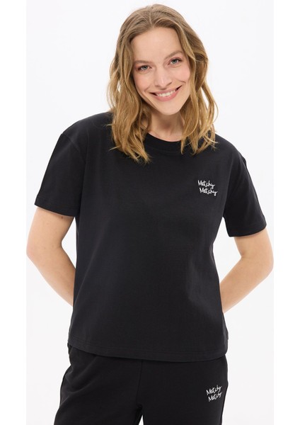 Black Kadın T-Shirt Xl