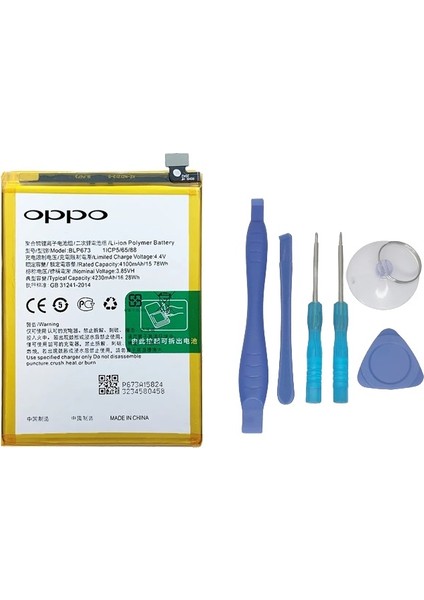 Oppo A12E - BLP673 - Batarya Pil Sıfır Orijinal + TAMİR SETİ