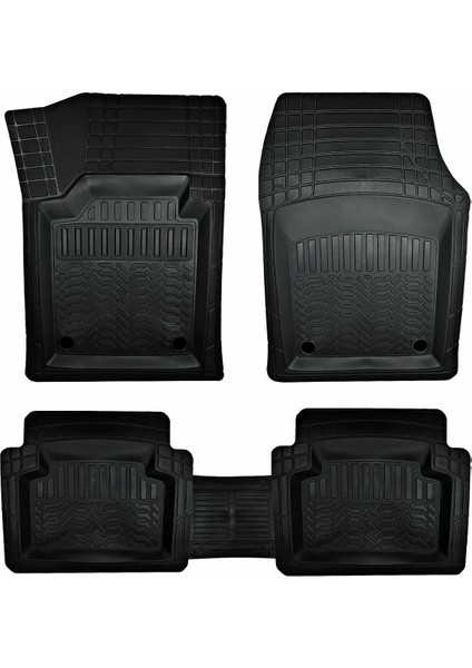 Teamcar Maximum Oto Paspas 4D Havuzlu Siyah