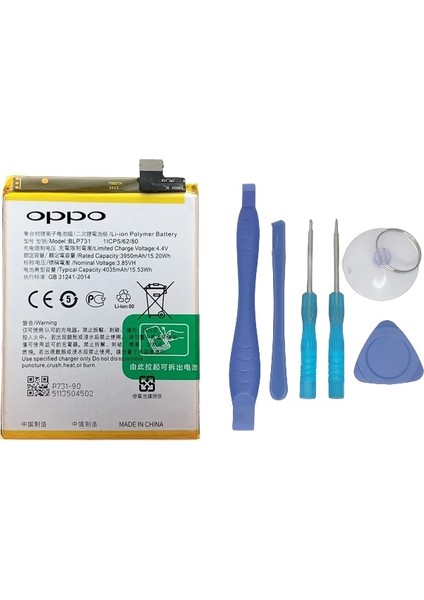 Oppo Realme Q - Blp731 - Batarya - Batarya Pil Sıfır Orijinal + TAMİR SETİ