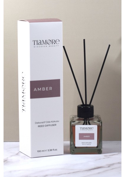 Amber Bambu Çubuklu Oda Kokusu 100 ml