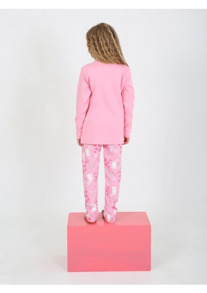 Kız Çocuk Uzun Kollu %100 Pamuklu Pijama Takımı Hippity Hoppity modelleri