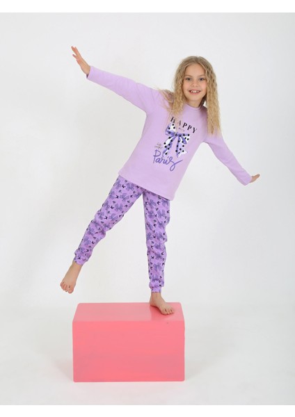 Kız Çocuk Uzun Kollu %100 Pamuklu Pijama Takımı Place Paris fiyatları