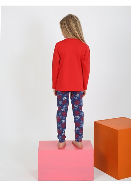 Kız Çocuk Uzun Kollu %100 Pamuklu Pijama Takımı Today