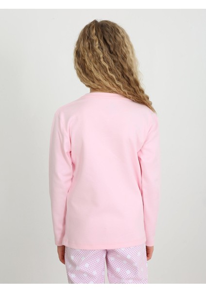 Kız Çocuk Uzun Kollu %100 Pamuklu Pijama Takımı Let Your fırsatları