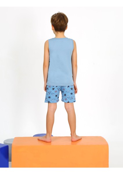 Erkek Çocuk Askılı %100 Pamuklu Give Me Pijama Takımı fiyatları