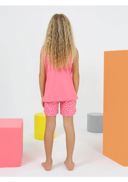 Kız Çocuk Askılı %100 Pamuklu Papatya Pijama Takımı fırsatları