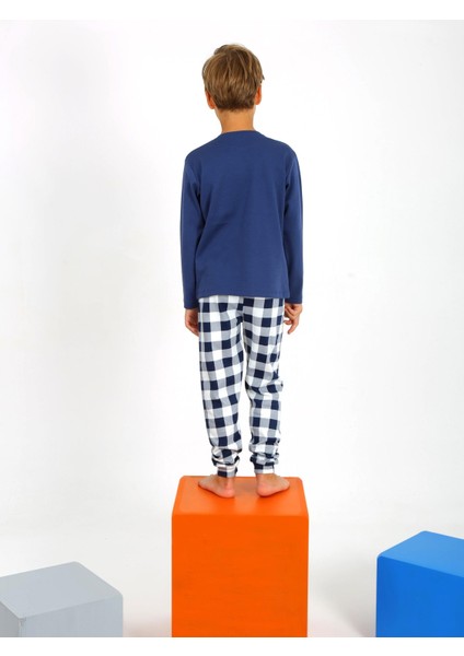 Erkek Çocuk Uzun Kollu %100 Pamuklu Pijama Takımı Star Skate fırsatları