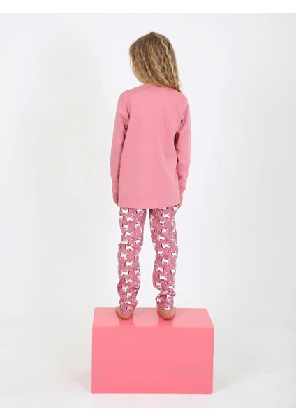 Kız Çocuk Uzun Kollu Pamuklu Pijama Takımı Magical Horse modelleri