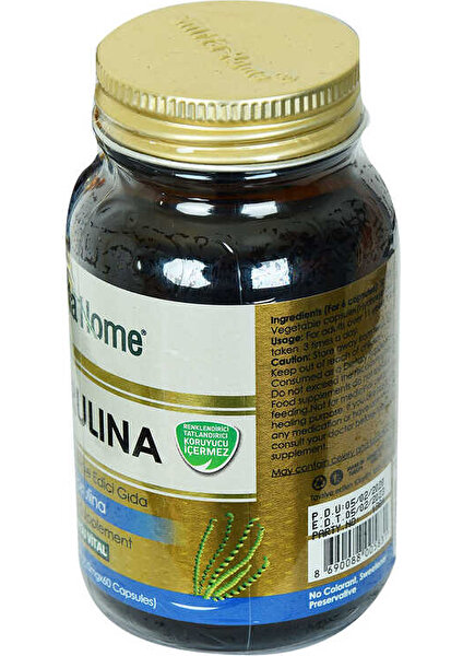 Shiffa Home Spirulina Diyet Takviyesi 720 Mg x 60 Kapsül