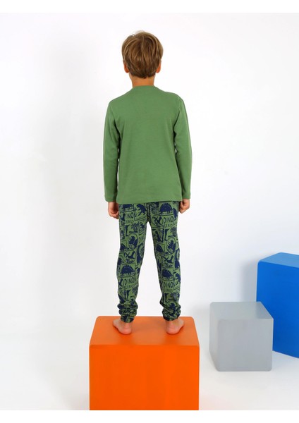 Erkek Çocuk Uzun Kollu %100 Pamuklu Pijama Takımı Brave fırsatları