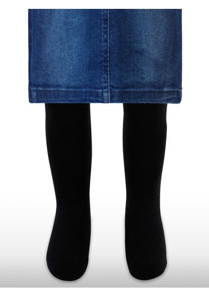 Kız Bebek Külotlu Çorap 6-18 Ay Siyah