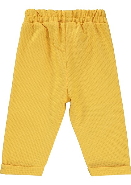 Erkek Bebek Pantolon 6-18 Ay Bal Sarısı