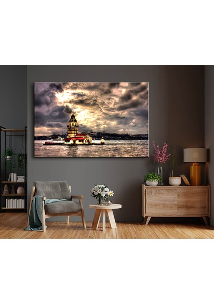 Exclusive Serie" Istanbul Kız Kulesi Kanvas Tablo
