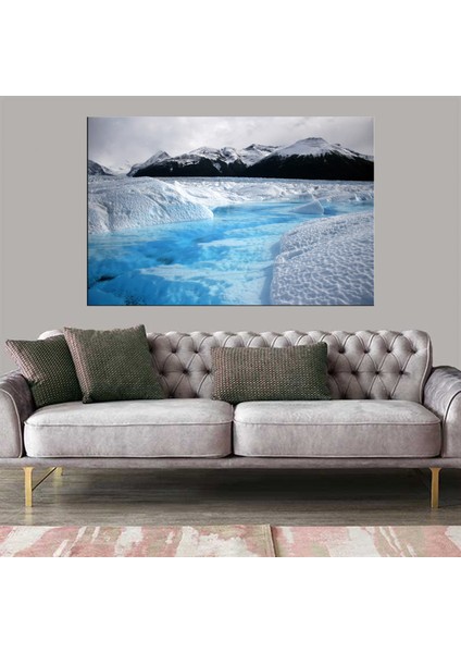 Exclusive Serie" Mavi Kanvas Tablo