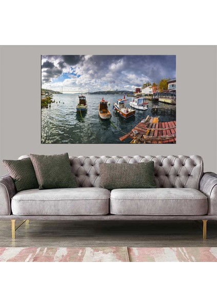 Exclusive Serie" Balıkçı Barınağı Kanvas Tablo