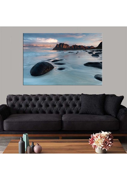 Exclusive Serie" Deniz ve Kayalıklar Kanvas Tablo